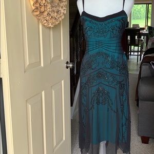 ECI New York beaded dress.